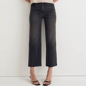 Madewell The Perfect Vintage Wide-Leg Crop Jean Benley Wash 29